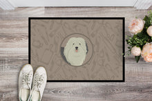 Load image into Gallery viewer, Old English Sheepdog In the Kitchen Doormat - 24x36 Decorative Floor Mat – Indoor/Outdoor Rug with Artistic Flair CK2199JMAT