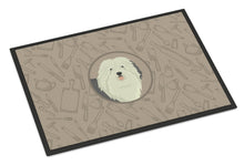 Load image into Gallery viewer, Old English Sheepdog In the Kitchen Doormat - 18x27 Decorative Floor Mat – Indoor/Outdoor Rug with Artistic Flair CK2199MAT