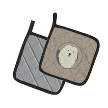 Load image into Gallery viewer, Old English Sheepdog In the Kitchen Pot Holders - Set of 2 - Heat-Resistant Kitchen Essentials CK2199PTHD