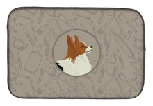 Load image into Gallery viewer, Papillon In the Kitchen Dish Drying Mat – Absorbent, Artistic Kitchen Essentials CK2200DDM
