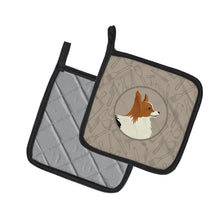Load image into Gallery viewer, Papillon In the Kitchen Pot Holders - Set of 2 - Heat-Resistant Kitchen Essentials CK2200PTHD