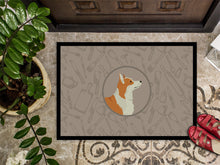 Load image into Gallery viewer, Pembroke Corgi In the Kitchen Doormat - 24x36 Decorative Floor Mat – Indoor/Outdoor Rug with Artistic Flair CK2201JMAT