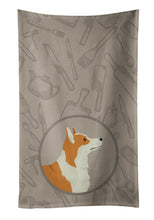Load image into Gallery viewer, Pembroke Corgi In the Kitchen Kitchen Towel – Artistic Dish Towel for Everyday Use CK2201KTWL