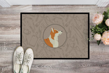 Load image into Gallery viewer, Pembroke Corgi In the Kitchen Doormat - 18x27 Decorative Floor Mat – Indoor/Outdoor Rug with Artistic Flair CK2201MAT