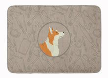 Load image into Gallery viewer, Pembroke Corgi In the Kitchen Machine Washable Memory Foam Mat CK2201RUG