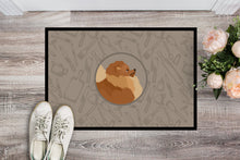 Load image into Gallery viewer, Pomeranian In the Kitchen Doormat - 24x36 Decorative Floor Mat – Indoor/Outdoor Rug with Artistic Flair CK2202JMAT