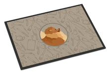 Load image into Gallery viewer, Pomeranian In the Kitchen Doormat - 24x36 Decorative Floor Mat – Indoor/Outdoor Rug with Artistic Flair CK2202JMAT