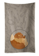 Load image into Gallery viewer, Pomeranian In the Kitchen Kitchen Towel – Artistic Dish Towel for Everyday Use CK2202KTWL