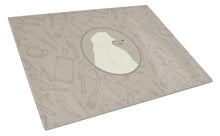 Load image into Gallery viewer, Poodle In the Kitchen Glass Cutting Boards – Durable, Decorative Kitchen Art Large CK2203LCB