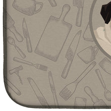 Load image into Gallery viewer, Pug In the Kitchen Dish Drying Mat – Absorbent, Artistic Kitchen Essentials CK2204DDM