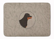 Load image into Gallery viewer, Rottweiler In the Kitchen Machine Washable Memory Foam Mat CK2205RUG