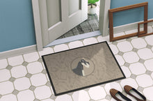Load image into Gallery viewer, Schnauzer In the Kitchen Doormat - 18x27 Decorative Floor Mat – Indoor/Outdoor Rug with Artistic Flair CK2206MAT