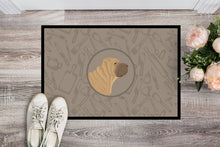 Load image into Gallery viewer, Shar Pei In the Kitchen Doormat - 24x36 Decorative Floor Mat – Indoor/Outdoor Rug with Artistic Flair CK2209JMAT