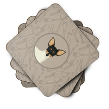 Load image into Gallery viewer, Toy Fox Terrier In the Kitchen Foam Coaster  CK2214FC
