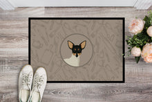 Load image into Gallery viewer, Toy Fox Terrier In the Kitchen Doormat - 18x27 Decorative Floor Mat – Indoor/Outdoor Rug with Artistic Flair CK2214MAT