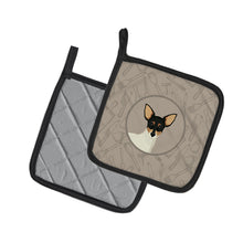 Load image into Gallery viewer, Toy Fox Terrier In the Kitchen Pot Holders - Set of 2 - Heat-Resistant Kitchen Essentials CK2214PTHD