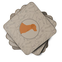 Load image into Gallery viewer, Vizsla In the Kitchen Foam Coaster  CK2215FC