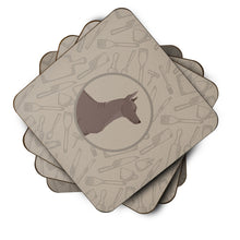 Load image into Gallery viewer, Mexican Hairless Dog Xolo In the Kitchen Foam Coaster  CK2217FC