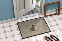 Load image into Gallery viewer, Mexican Hairless Dog Xolo In the Kitchen Doormat - 24x36 Decorative Floor Mat – Indoor/Outdoor Rug with Artistic Flair CK2217JMAT