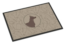 Load image into Gallery viewer, Mexican Hairless Dog Xolo In the Kitchen Doormat - 24x36 Decorative Floor Mat – Indoor/Outdoor Rug with Artistic Flair CK2217JMAT