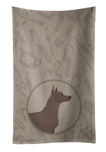 Load image into Gallery viewer, Mexican Hairless Dog Xolo In the Kitchen Kitchen Towel – Artistic Dish Towel for Everyday Use CK2217KTWL