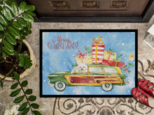 Load image into Gallery viewer, Merry Christmas Bichon Frisé Doormat - 18x27 Decorative Floor Mat – Indoor/Outdoor Rug with Artistic Flair CK2395MAT