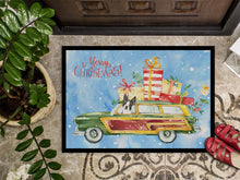 Load image into Gallery viewer, Merry Christmas Boston Terrier Doormat - 24x36 Decorative Floor Mat – Indoor/Outdoor Rug with Artistic Flair CK2397JMAT