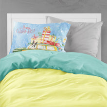 Load image into Gallery viewer, Merry Christmas Boston Terrier  Standard Pillowcase – Artistic Decorative Front, White Back CK2397PILLOWCASE