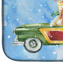 Load image into Gallery viewer, Merry Christmas Cavapoo Dish Drying Mat – Absorbent, Artistic Kitchen Essentials CK2403DDM