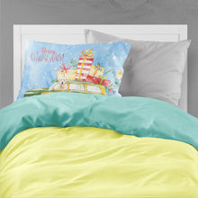 Load image into Gallery viewer, Merry Christmas Goldendoodle  Standard Pillowcase – Artistic Decorative Front, White Back CK2406PILLOWCASE