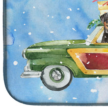 Load image into Gallery viewer, Merry Christmas Rottweiler Dish Drying Mat – Absorbent, Artistic Kitchen Essentials CK2417DDM