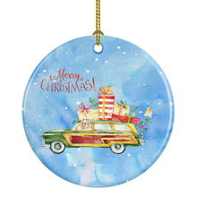 Load image into Gallery viewer, Merry Christmas Spinone Italiano Ornament - Round Ceramic Ornament – Artist-Designed Keepsake Decoration