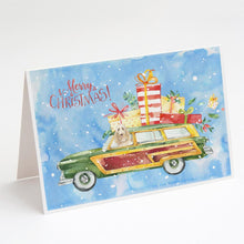 Load image into Gallery viewer, Merry Christmas Spinone Italiano Greeting Cards -  Blank Note Cards – 8-Pack of Artist-Designed Cards with Envelopes