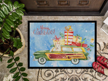 Load image into Gallery viewer, Merry Christmas White Collie Doormat - 24x36 Decorative Floor Mat – Indoor/Outdoor Rug with Artistic Flair CK2429JMAT