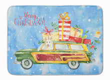 Load image into Gallery viewer, Merry Christmas White Collie Machine Washable Memory Foam Mat CK2429RUG