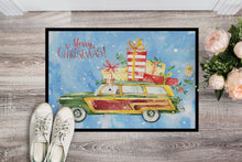 Load image into Gallery viewer, Merry Christmas Fox Terrier Doormat - 24x36 Decorative Floor Mat – Indoor/Outdoor Rug with Artistic Flair CK2430JMAT