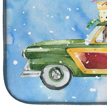 Load image into Gallery viewer, Merry Christmas Australian Shepherd Dish Drying Mat – Absorbent, Artistic Kitchen Essentials CK2434DDM