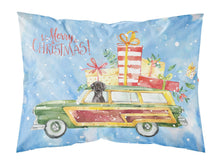 Load image into Gallery viewer, Merry Christmas Black Labrador Retriever  Standard Pillowcase – Artistic Decorative Front, White Back CK2435PILLOWCASE