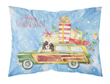 Load image into Gallery viewer, Merry Christmas Tricolor Cavalier Spaniel  Standard Pillowcase – Artistic Decorative Front, White Back CK2440PILLOWCASE