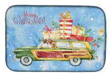 Load image into Gallery viewer, Merry Christmas Beagle Dish Drying Mat – Absorbent, Artistic Kitchen Essentials CK2442DDM
