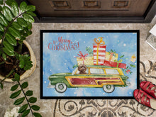 Load image into Gallery viewer, Merry Christmas Brown Cockapoo Doormat - 18x27 Decorative Floor Mat – Indoor/Outdoor Rug with Artistic Flair CK2446MAT