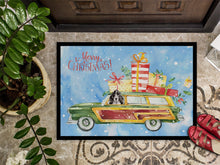 Load image into Gallery viewer, Merry Christmas Black Parti Cocker Spaniel Doormat - 18x27 Decorative Floor Mat – Indoor/Outdoor Rug with Artistic Flair CK2450MAT