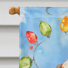 Load image into Gallery viewer, Christmas Lights Boxer Flag Canvas House Size CK2468CHF