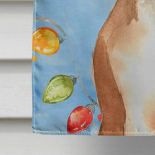 Load image into Gallery viewer, Christmas Lights Boxer Flag Canvas House Size CK2468CHF