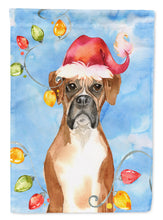 Load image into Gallery viewer, Christmas Lights Boxer Flag Canvas House Size CK2468CHF