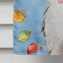 Load image into Gallery viewer, Christmas Lights Bernese Mountain Dog Flag Canvas House Size CK2469CHF