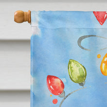 Load image into Gallery viewer, Christmas Lights Bichon Frise Flag Canvas House Size CK2472CHF