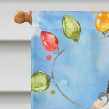 Load image into Gallery viewer, Christmas Lights Boston Terrier Flag Canvas House Size CK2473CHF