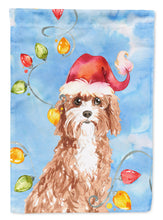 Load image into Gallery viewer, Christmas Lights Cavapoo Flag Canvas House Size CK2476CHF