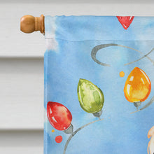 Load image into Gallery viewer, Christmas Lights Irish Wolfhound Flag Canvas House Size CK2481CHF